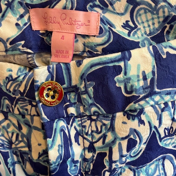 Lilly Pulitzer Kelly Skinny Ankle Pants in Get Trunky - Picture 4 of 4